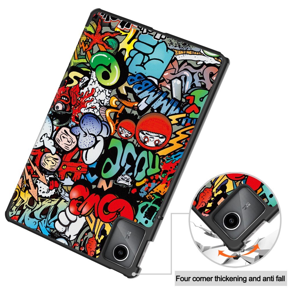 Lenovo Tab M11 Etui Tri-fold - Graffiti