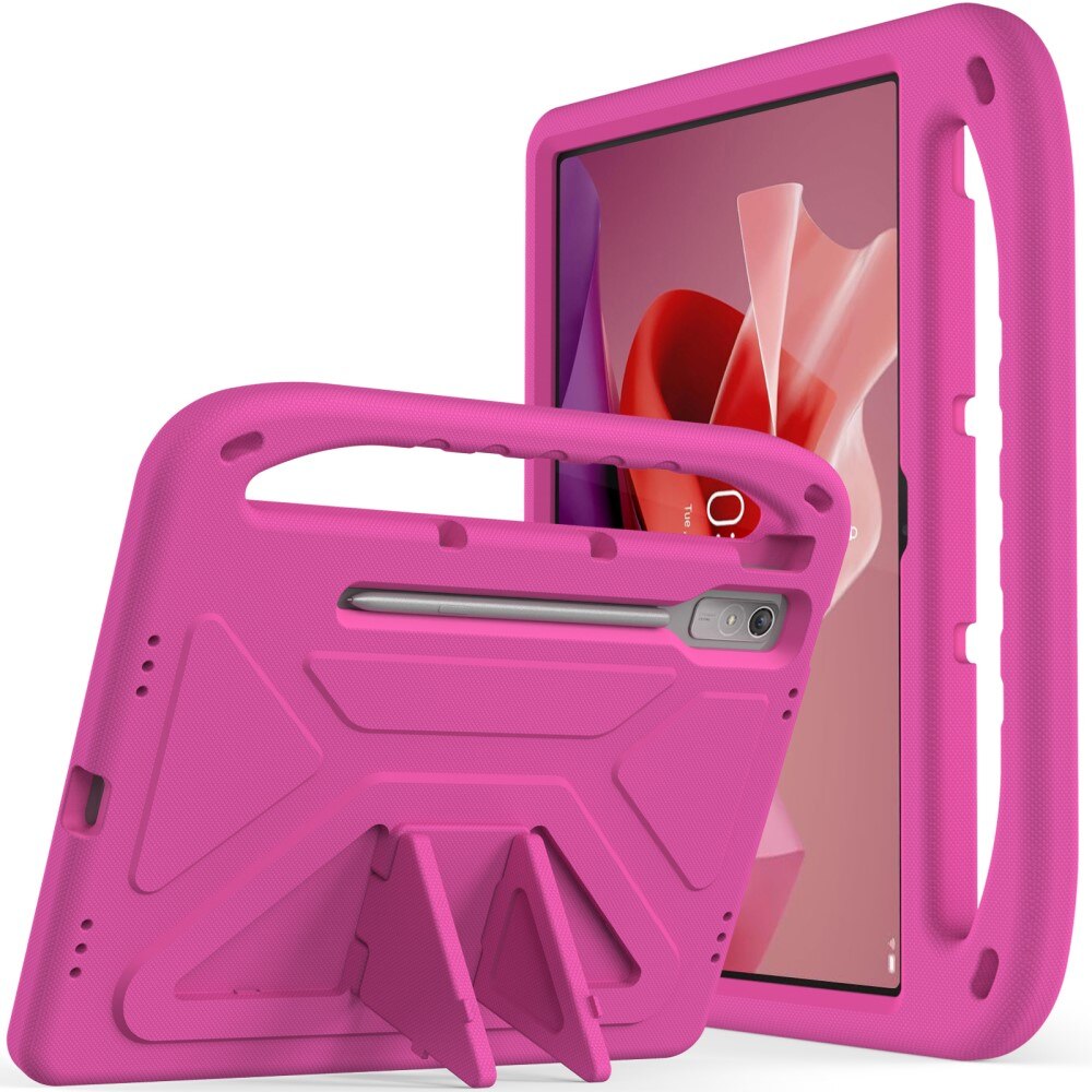 Etui EVA med håndtak for Lenovo Tab P12 rosa