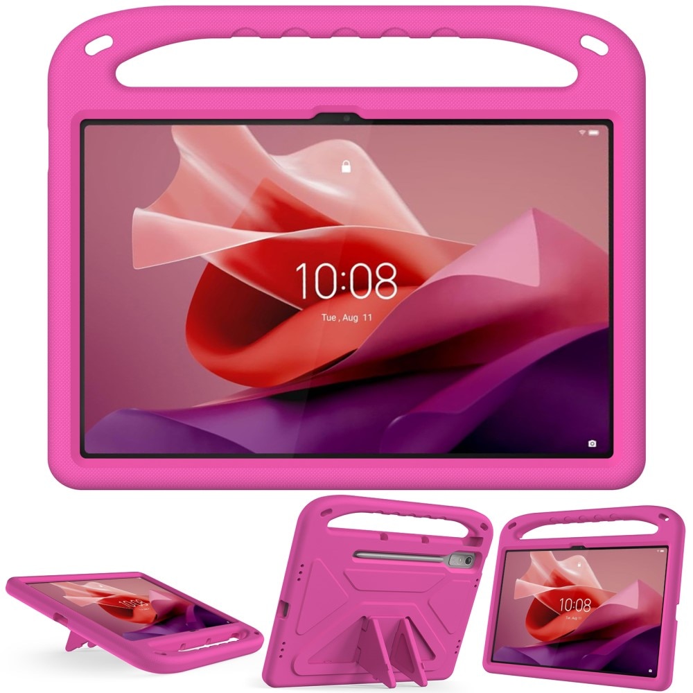 Etui EVA med håndtak for Lenovo Tab P12 rosa