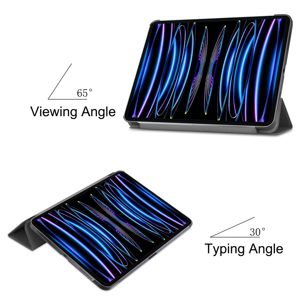 iPad Pro 11 5th Gen (2024) Etui Tri-fold svart