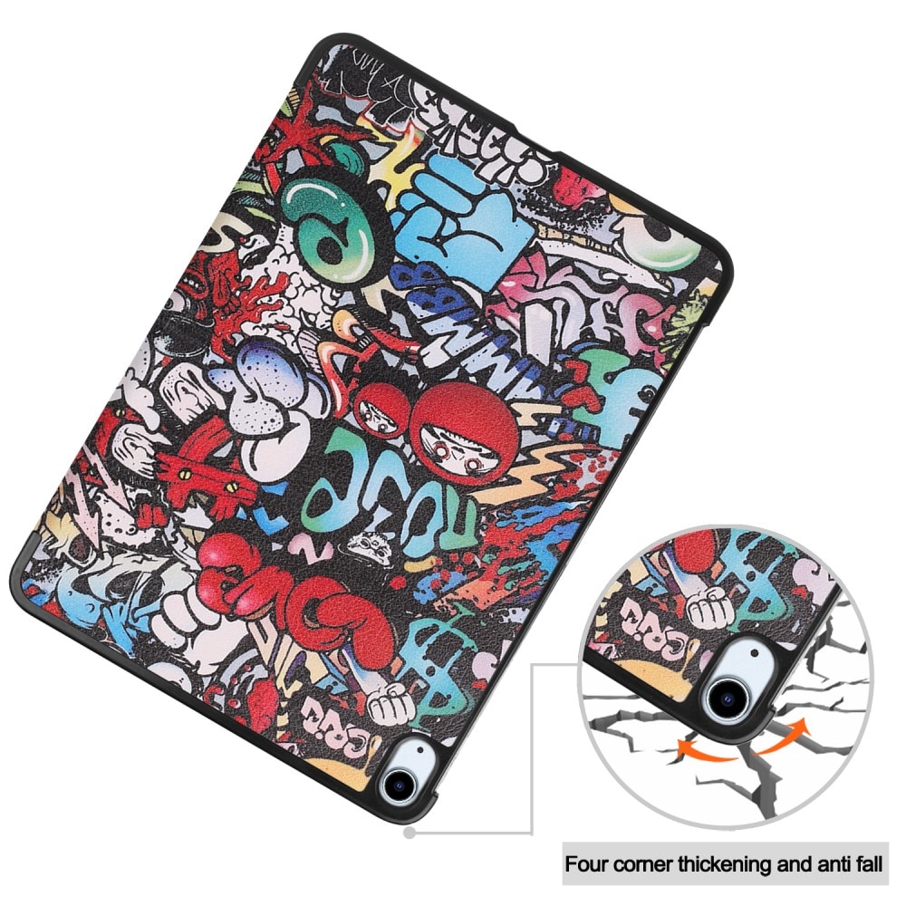 iPad Air 11 6th Gen (2024) Etui Tri-fold - Graffiti