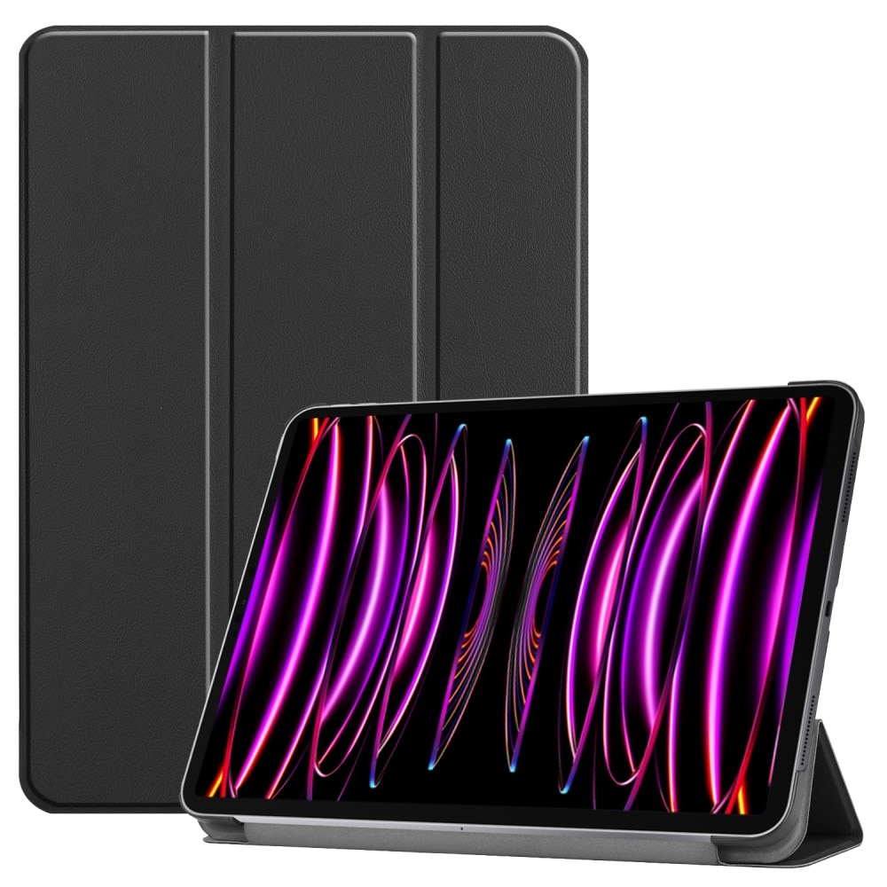 iPad Air 12.9 (2024) Etui Tri-fold svart