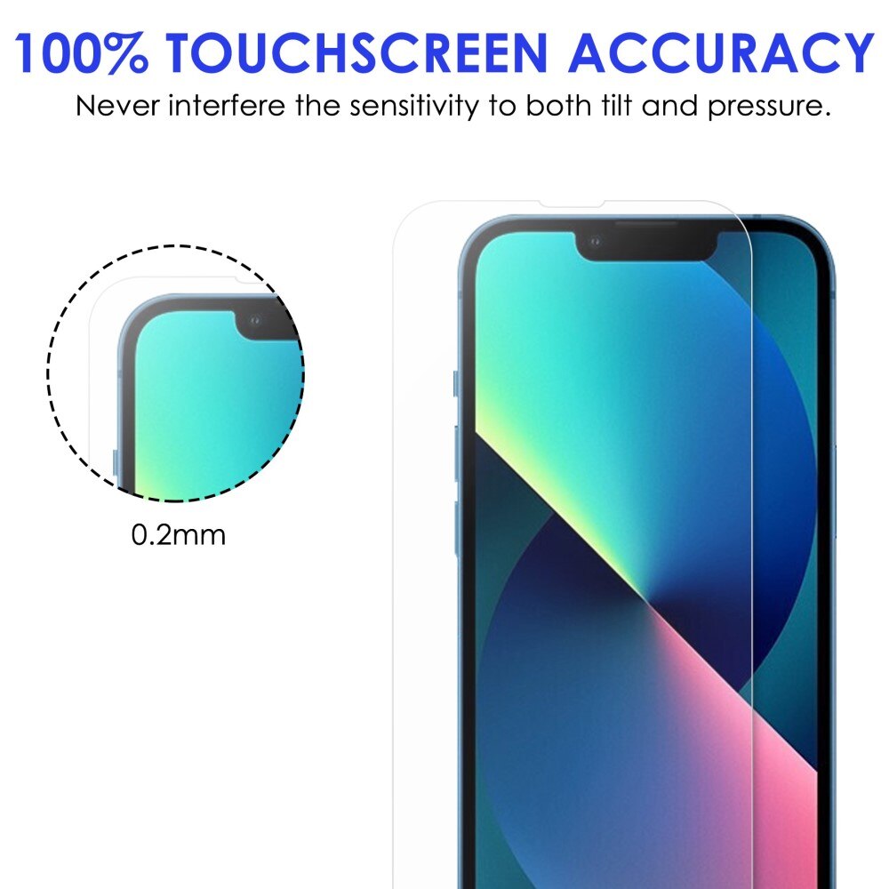 Herdet glass Skjerm- og Linsebeskyttelse iPhone 14