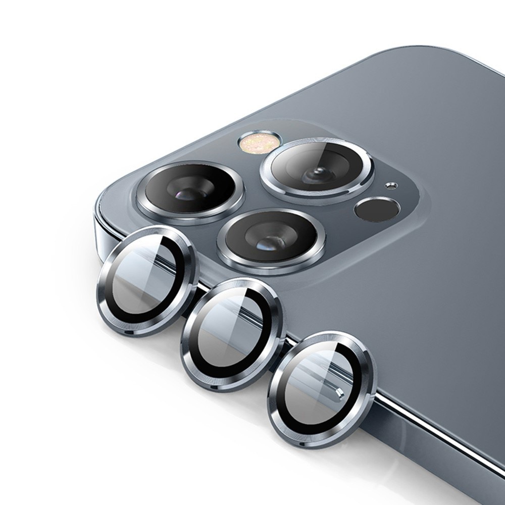 Linsebeskyttelse  Aluminium iPhone 14 Pro/14 Pro Max grå