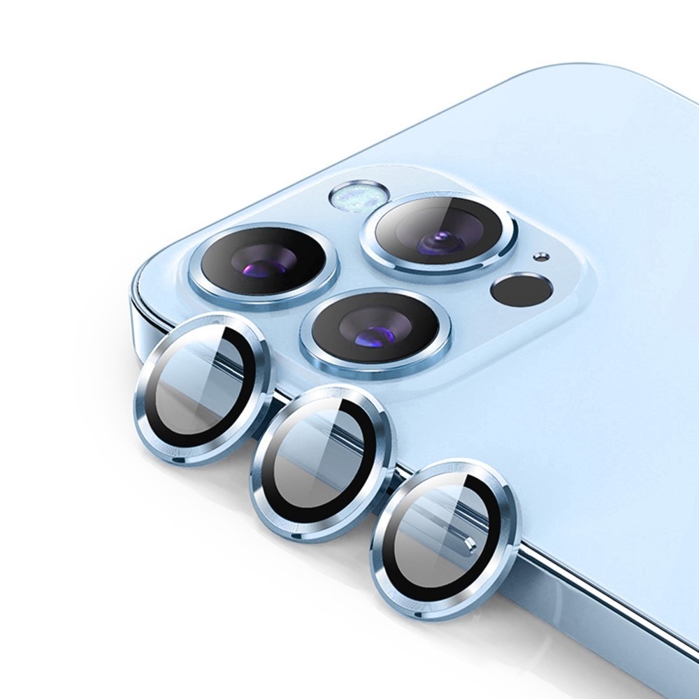 Linsebeskyttelse  Aluminium iPhone 14 Pro/14 Pro Max blå
