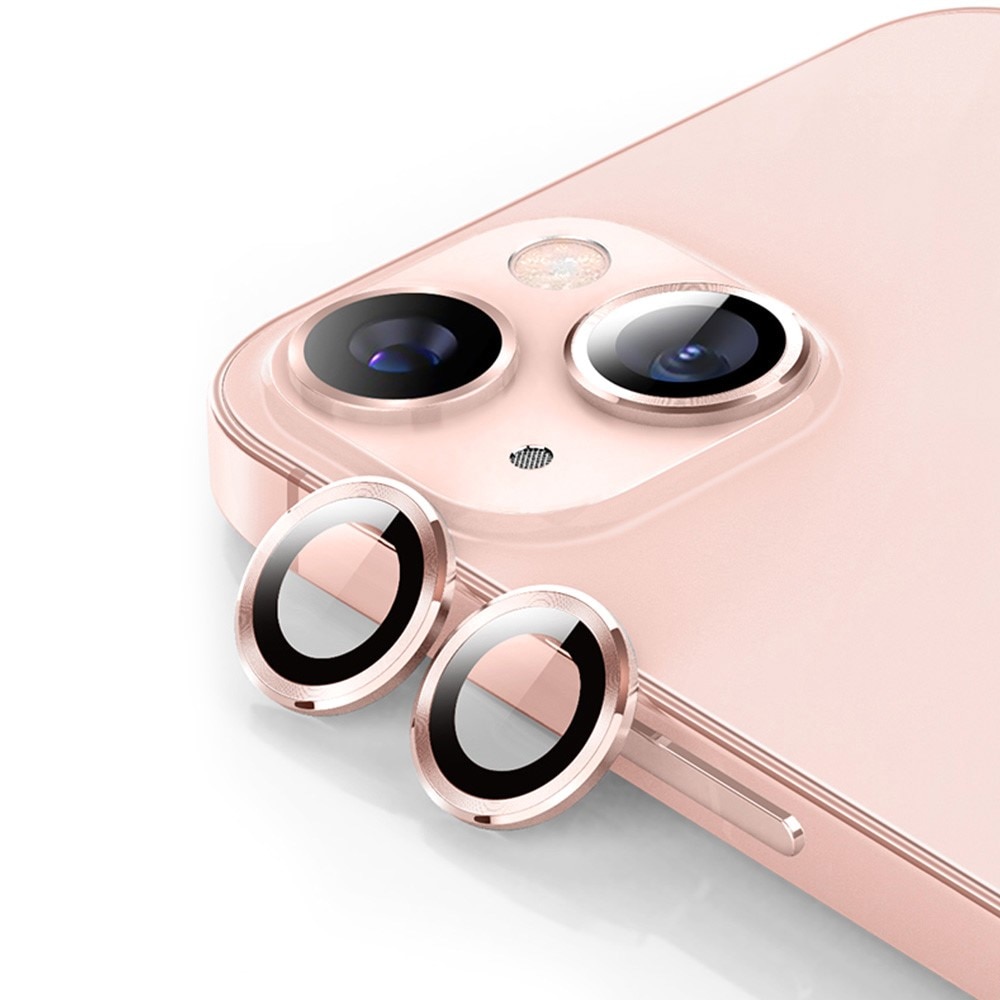 Linsebeskyttelse  Aluminium iPhone 14/14 Plus rosa