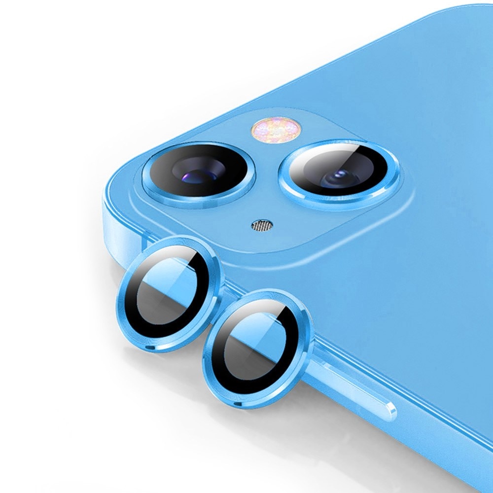 Linsebeskyttelse  Aluminium iPhone 14/14 Plus blå