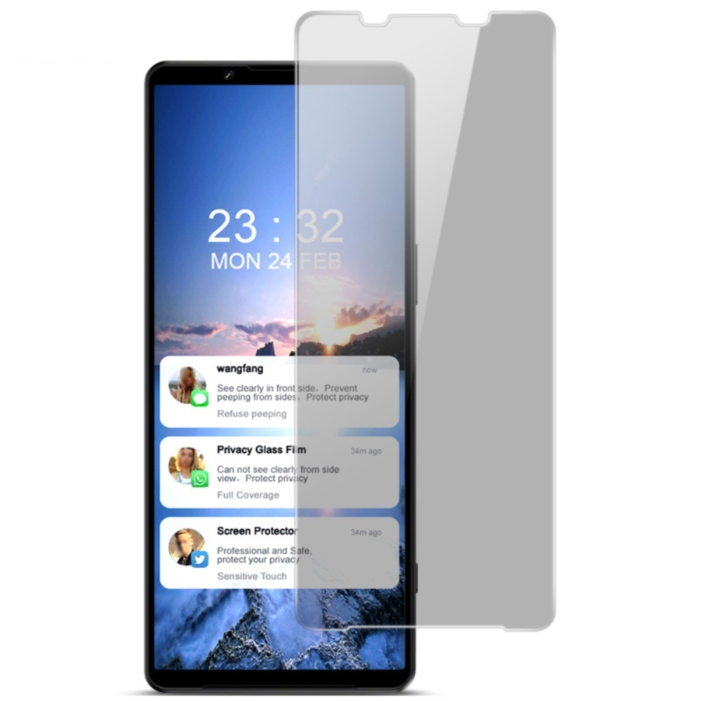 Heldekkende Privacy Skjermbeskytter Sony Xperia 1 IV