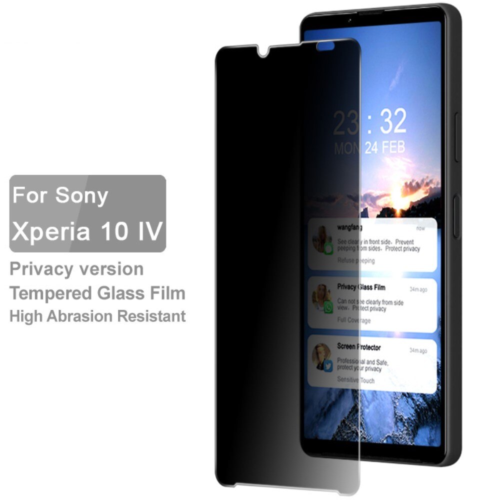 Heldekkende Privacy Skjermbeskytter Sony Xperia 10 IV