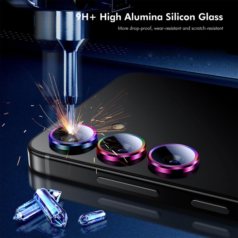 Linsebeskyttelse  Aluminium Samsung Galaxy S24 FE Svart