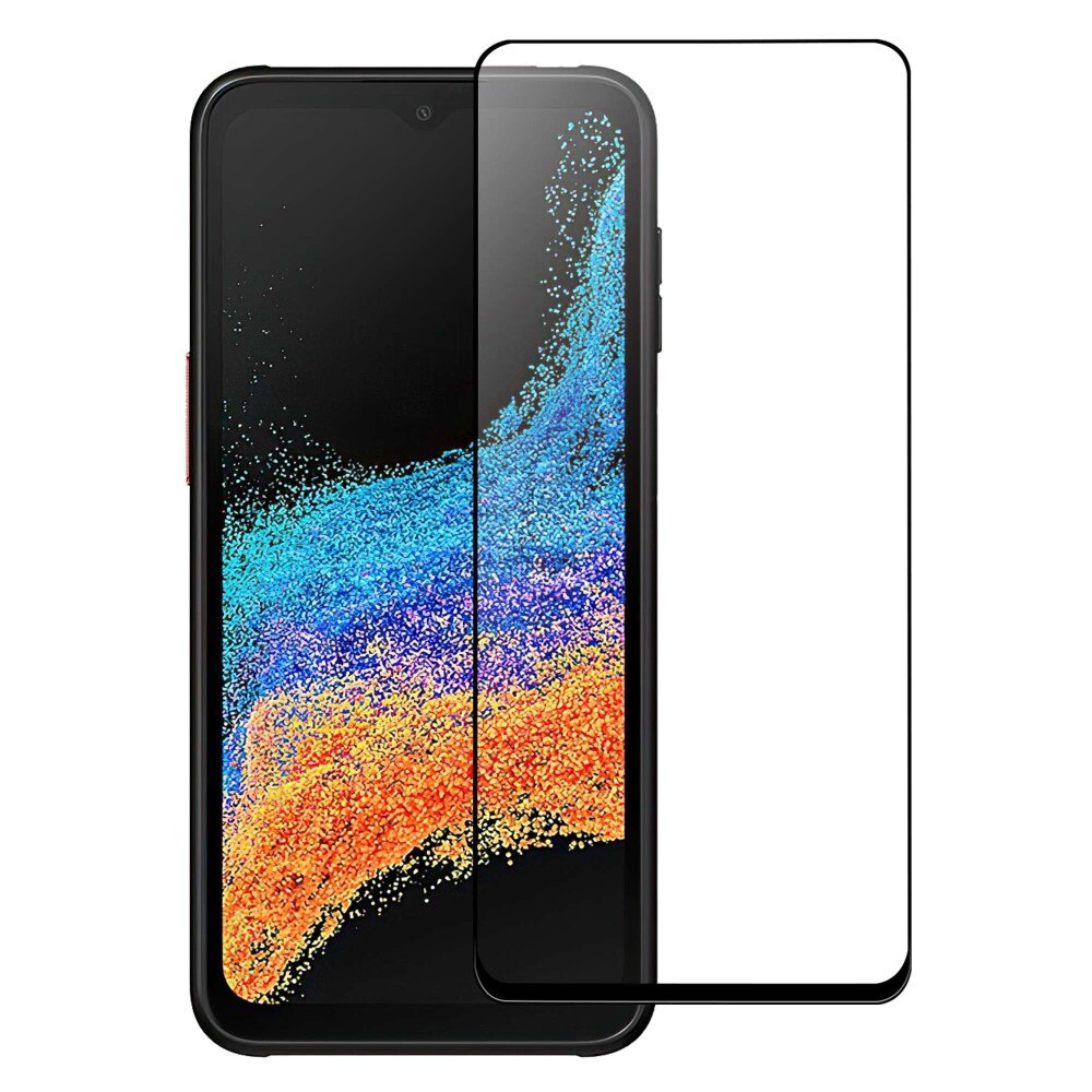 Heldekkende Skjermbeskytter Herdet Glass Samsung Galaxy Xcover 6 Pro svart