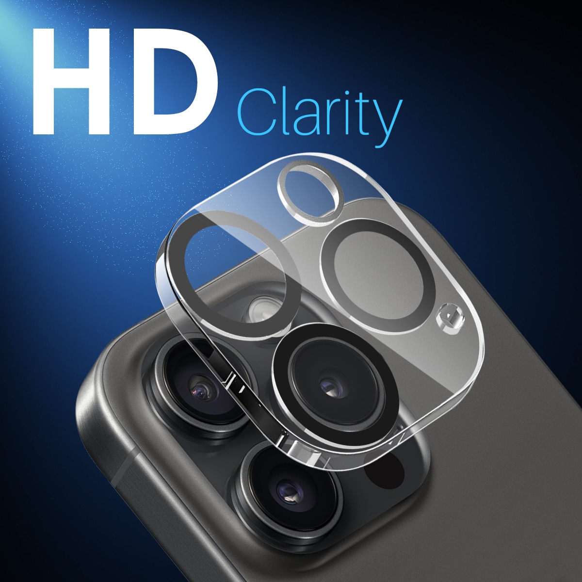 Herdet Glass Kamerabeskyttelse iPhone 16 Pro (2-pack)