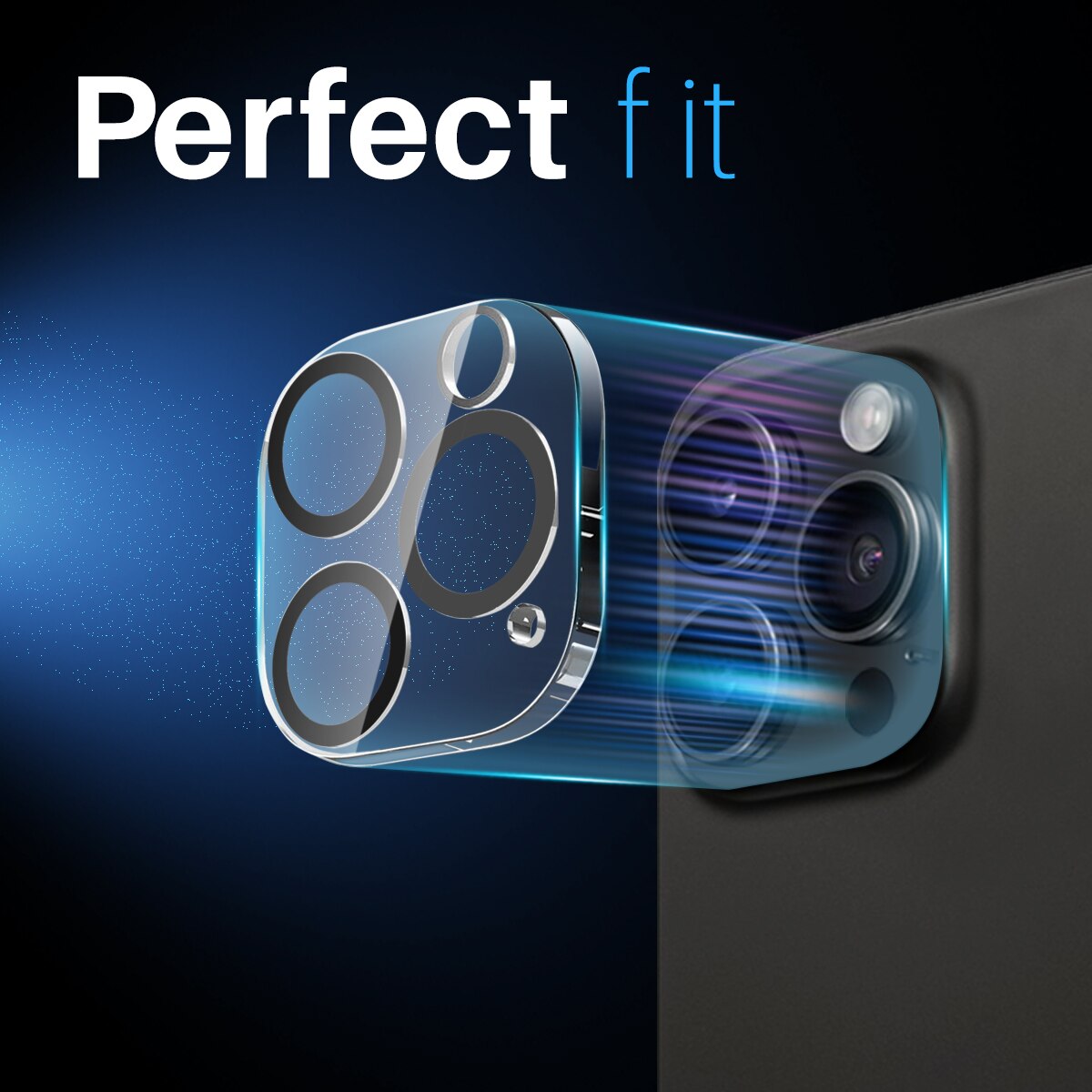 Herdet Glass Kamerabeskyttelse iPhone 16 Pro (2-pack)