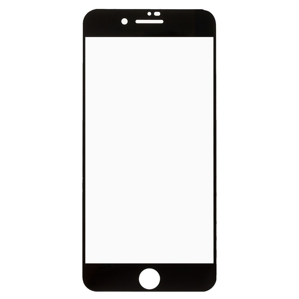 Heldekkende Skjermbeskytter Herdet Glass iPhone 7 Plus/8 Plus svart