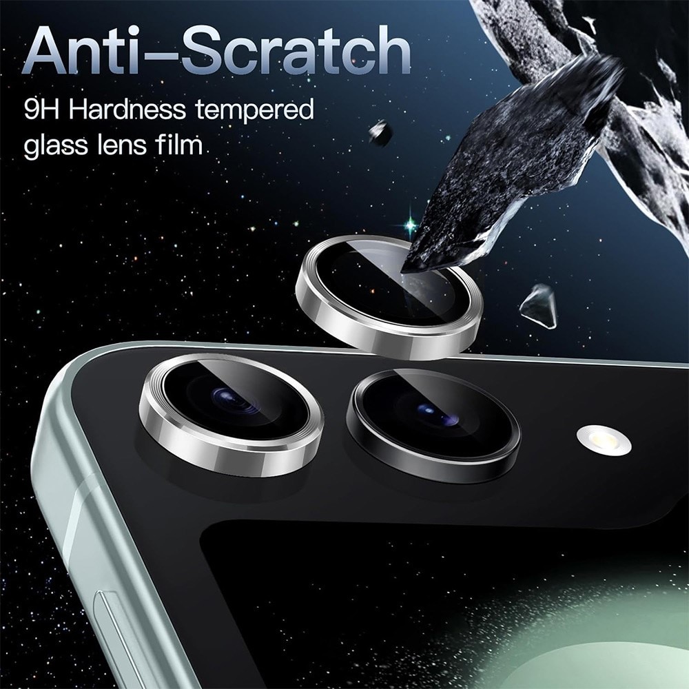 Linsebeskyttelse  Aluminium Samsung Galaxy Z Flip 7 Svart