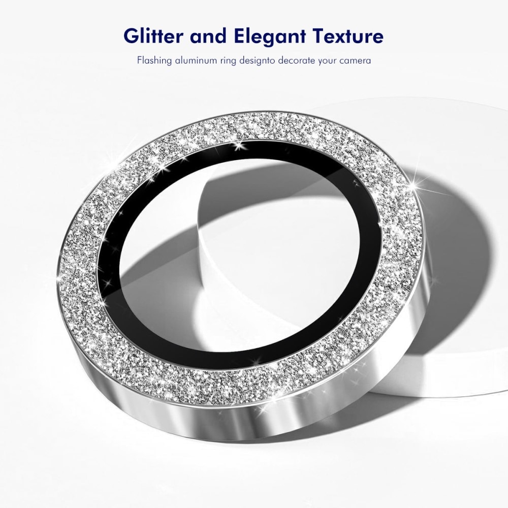 Glitter Linsebeskyttelse Aluminium Samsung Galaxy Z Flip 7 Gull