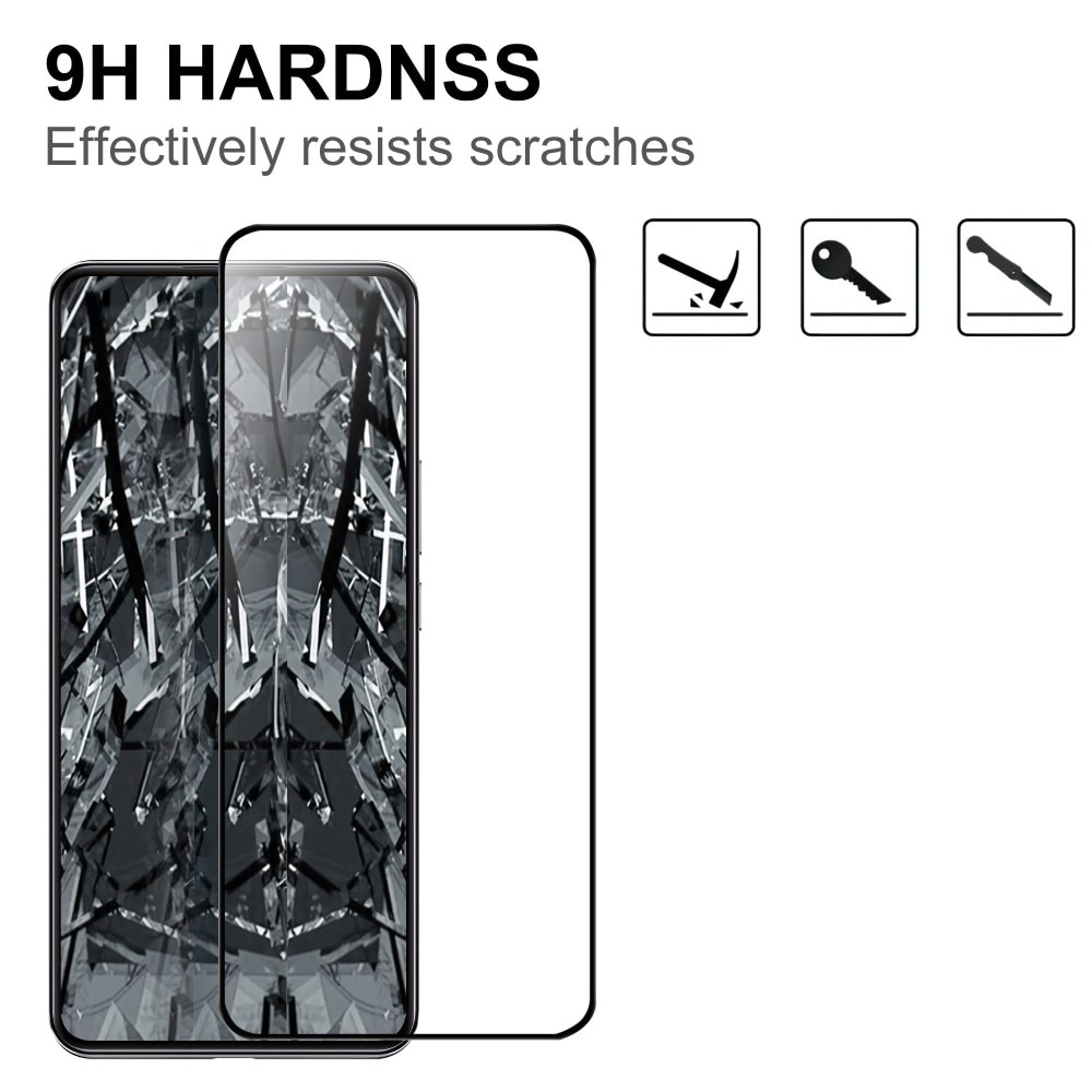 Heldekkende Skjermbeskytter Herdet Glass Xiaomi 12T/12T Pro svart