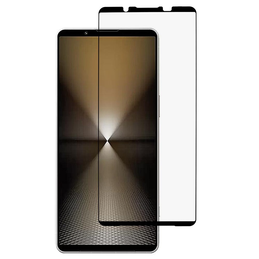 Heldekkende Skjermbeskytter Herdet Glass Sony Xperia 1 VII svart