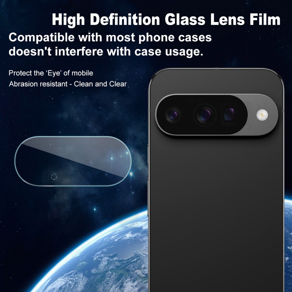 2-pack Herdet Glass Linsebeskyttelse Google Pixel 10 Gjennomsiktig