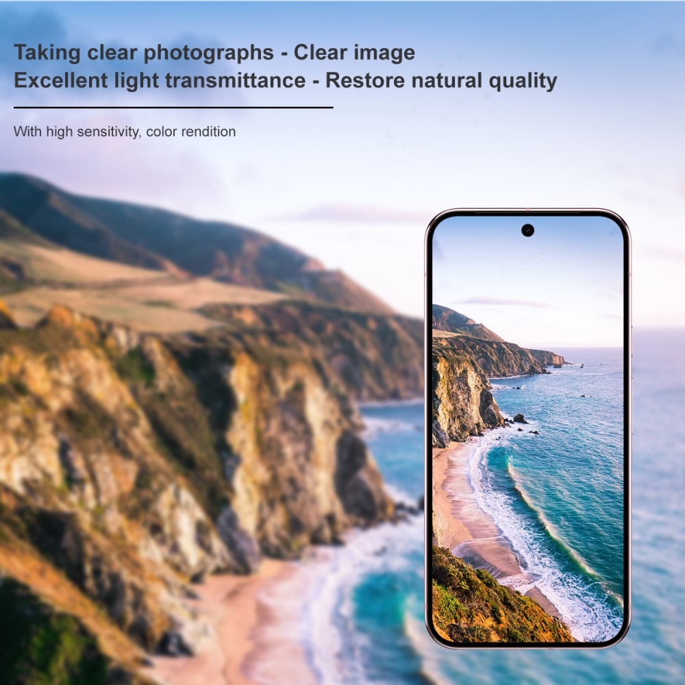 2-pack Herdet Glass Linsebeskyttelse Google Pixel 10 Pro XL Gjennomsiktig