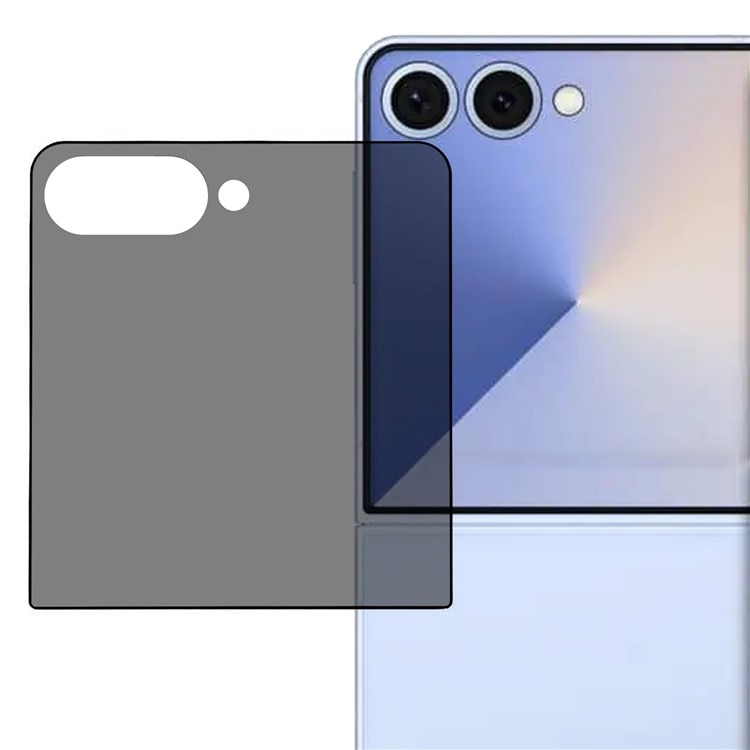 Privacy Herdet Glass Ytterskjermbeskytter Samsung Galaxy Z Flip 7