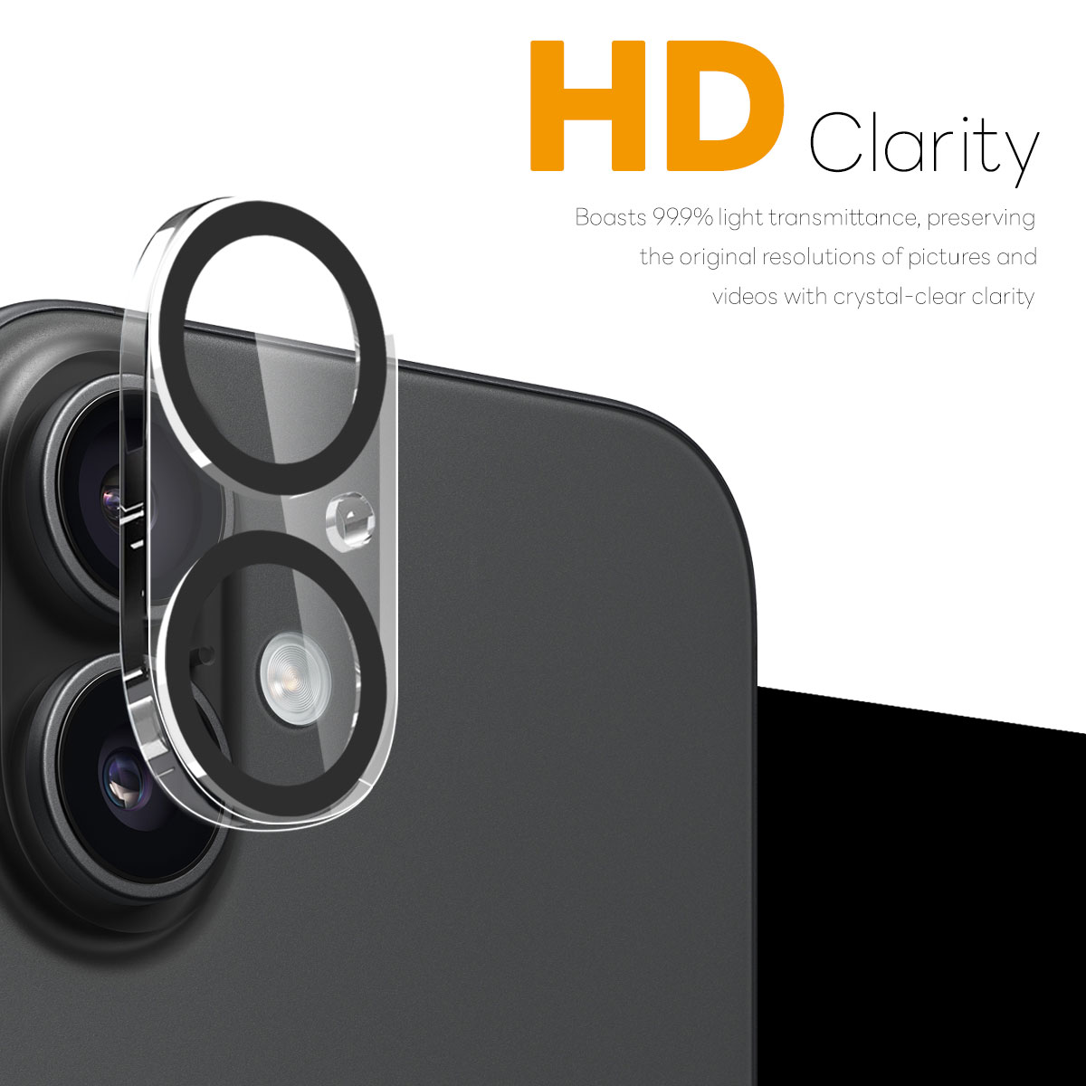 Herdet Glass Kamerabeskyttelse iPhone 17 (2-pack)