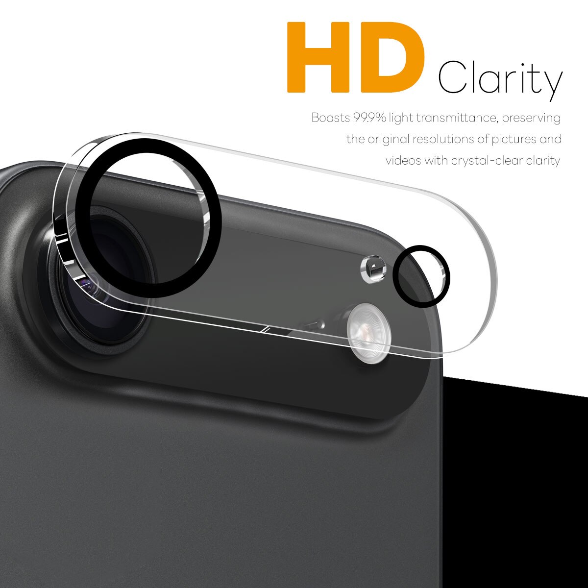 Herdet Glass Kamerabeskyttelse iPhone 17 Air (2-pack)