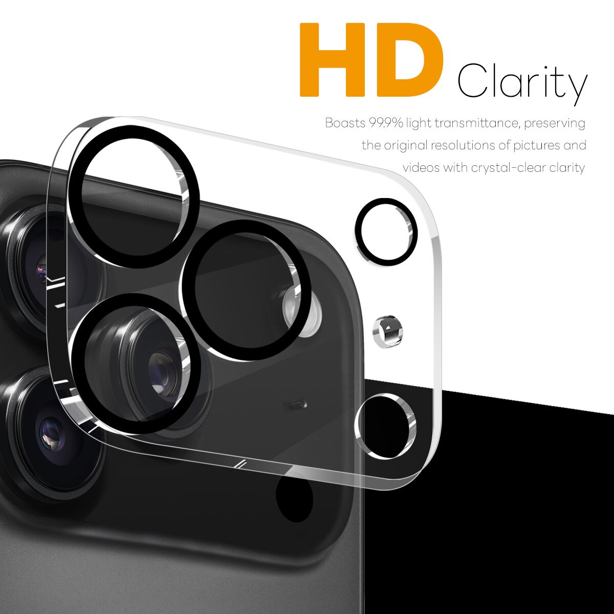 Herdet Glass Kamerabeskyttelse iPhone 17 Pro (2-pack)