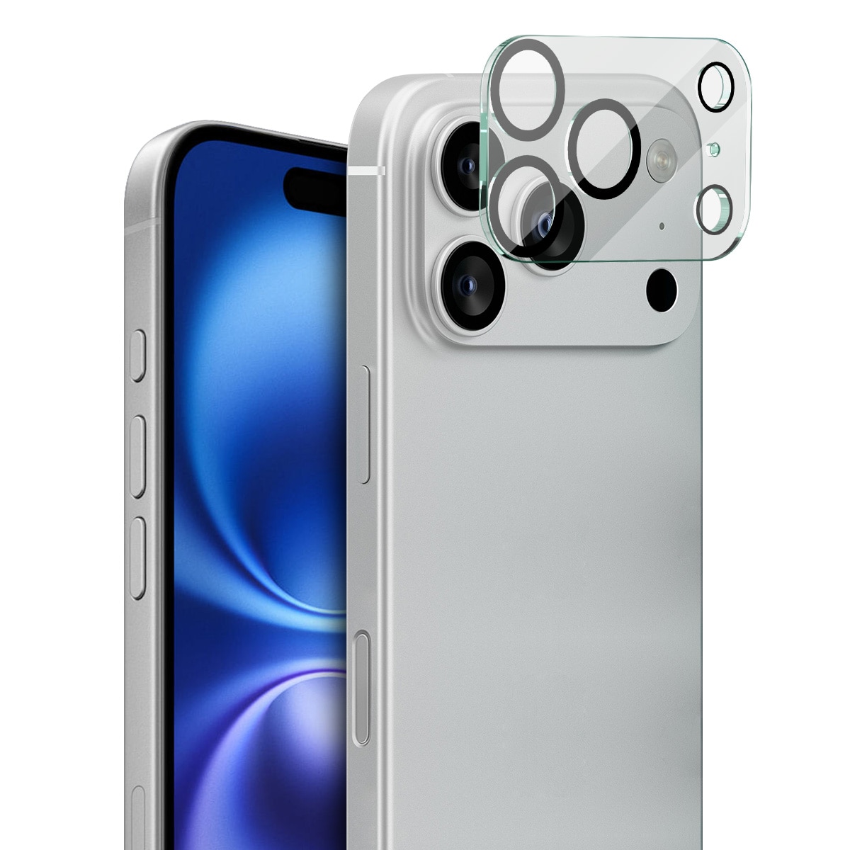 Herdet Glass Linsebeskyttelse iPhone 17 Pro Gjennomsiktig