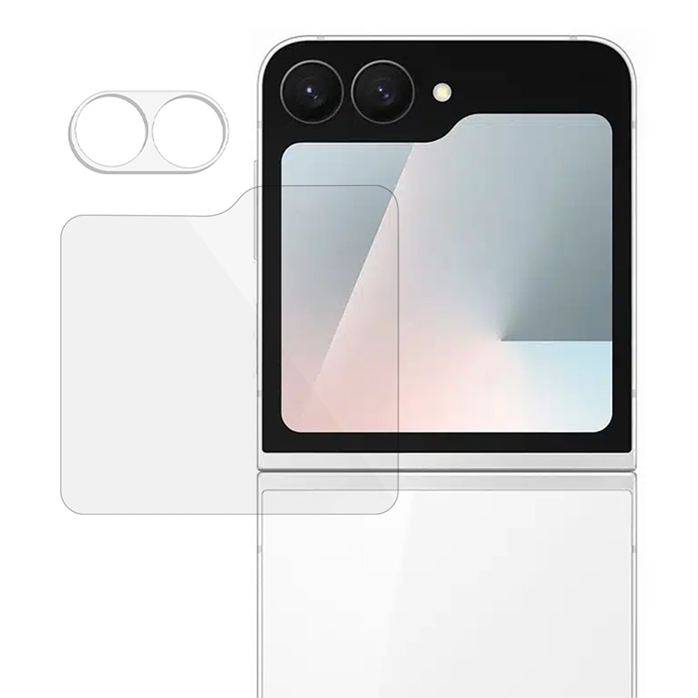 Linsebeskyttelse + Skjermbeskytter Herdet Glass Samsung Galaxy Z Flip 7 FE
