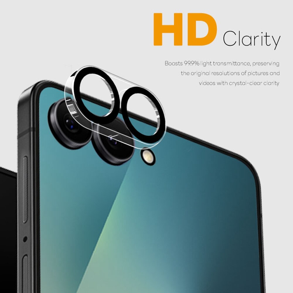 Herdet Glass Kamerabeskyttelse Samsung Galaxy Z Flip 7 (2-pack)