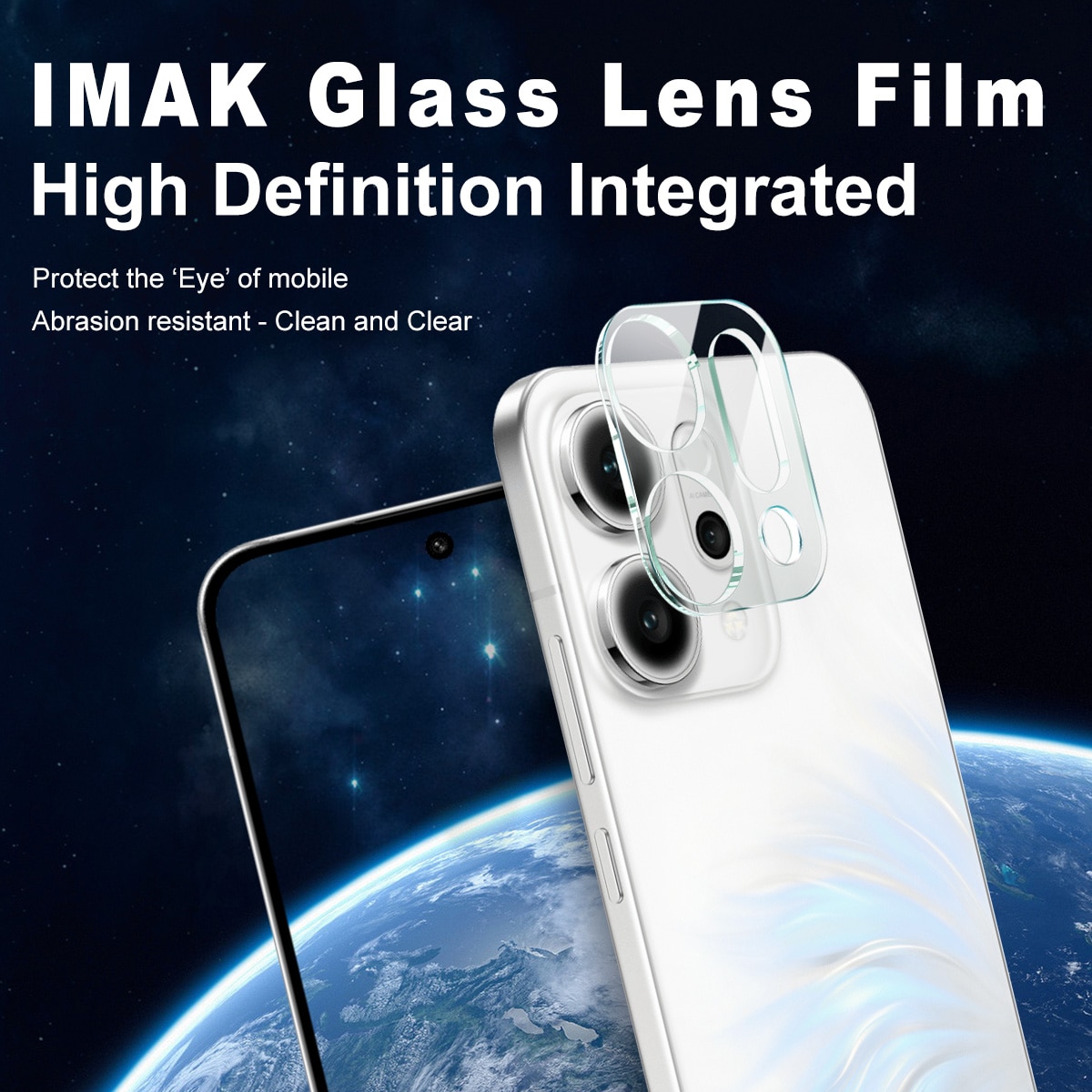 Herdet Glass Linsebeskyttelse Oppo Reno 14 Gjennomsiktig