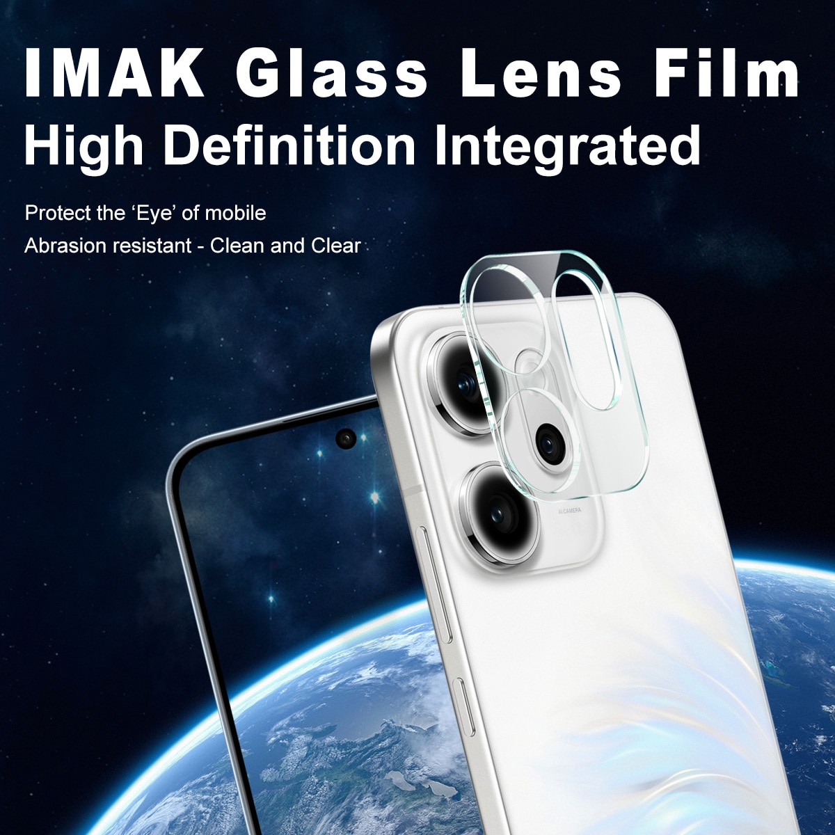 Herdet Glass Linsebeskyttelse Oppo Reno 14 F Gjennomsiktig