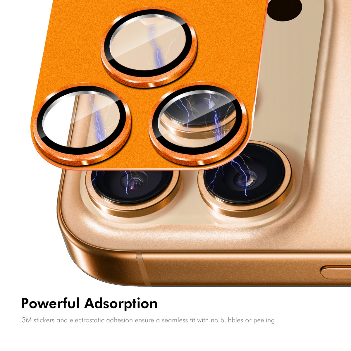 Kamerabeskyttelse Aluminium+Herdet Glass iPhone 17 Pro Brun