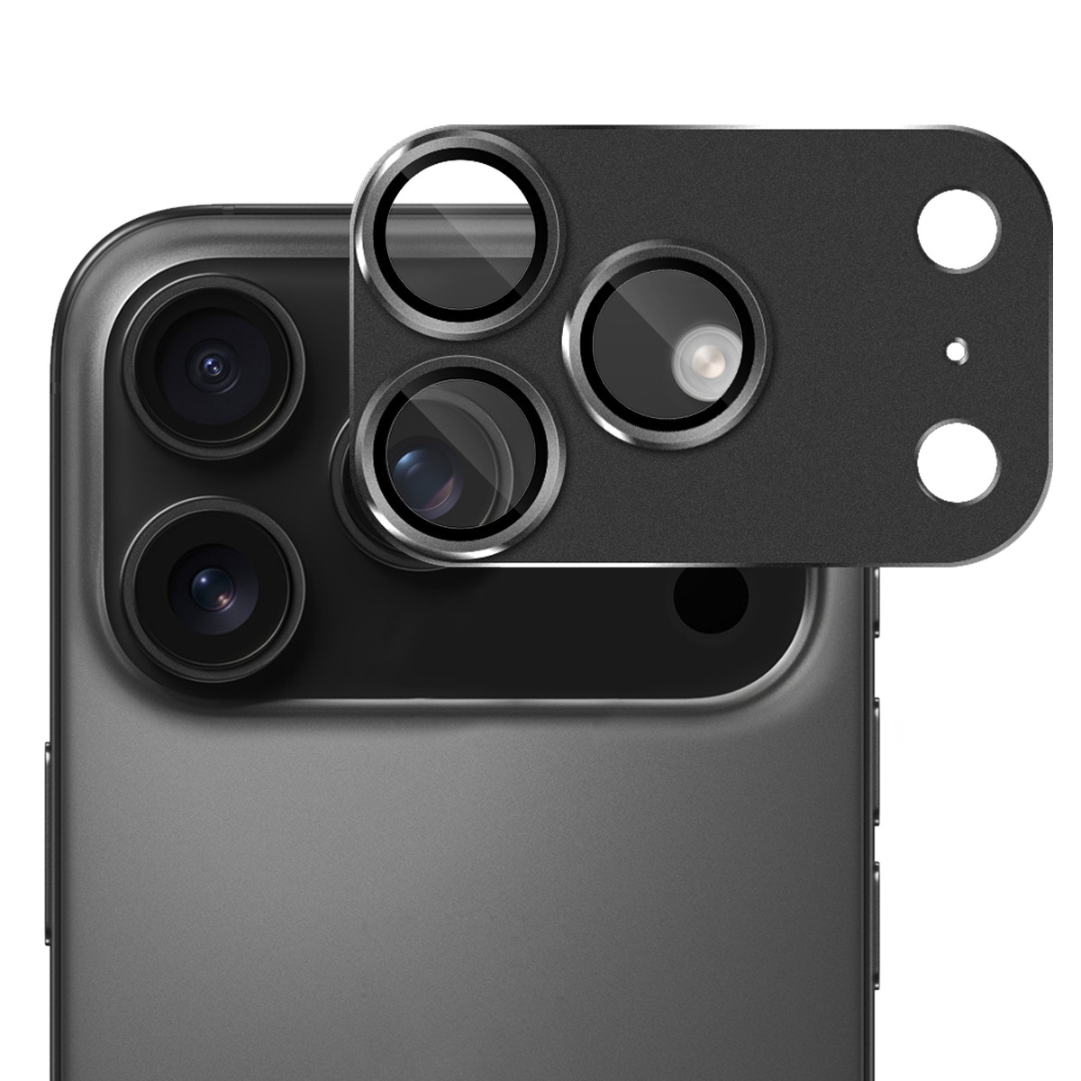 Kamerabeskyttelse Aluminium+Herdet Glass iPhone 17 Pro Max Brun