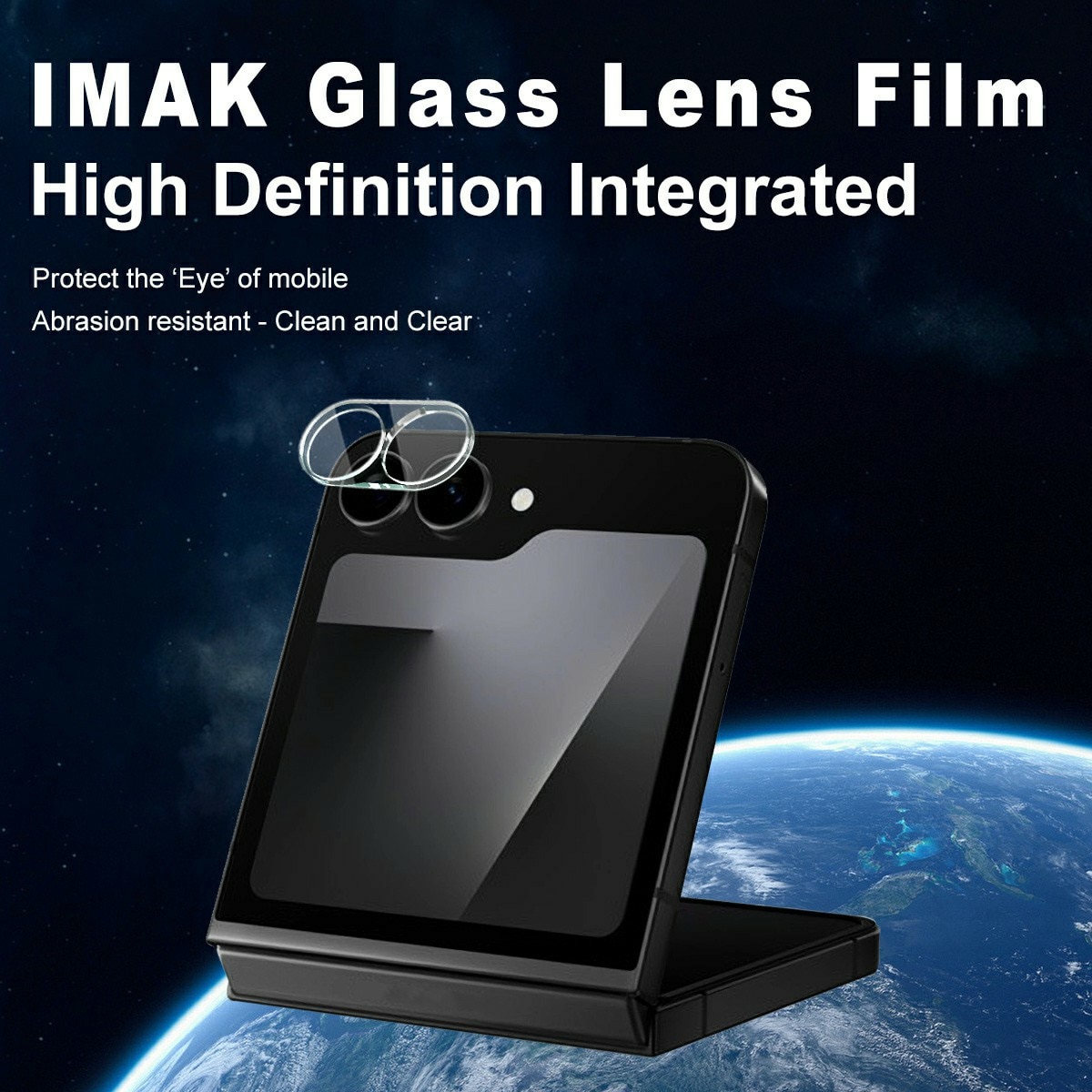 Herdet Glass Linsebeskyttelse Samsung Galaxy Z Flip 7 FE Gjennomsiktig