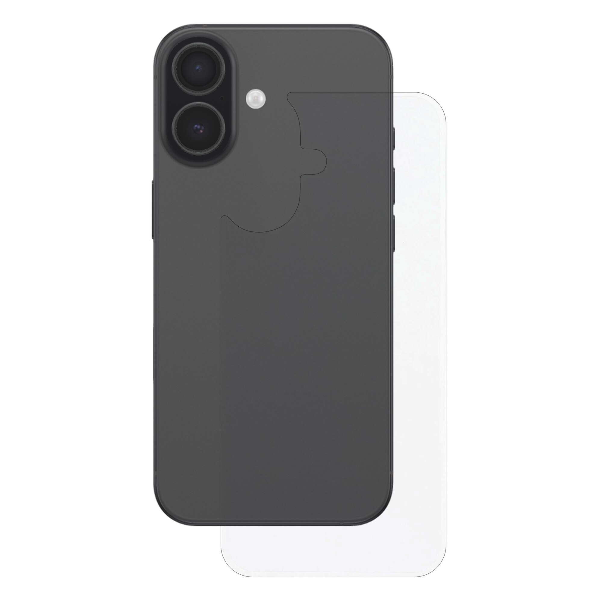 Herdet Glass 0.3mm Bakside iPhone 17