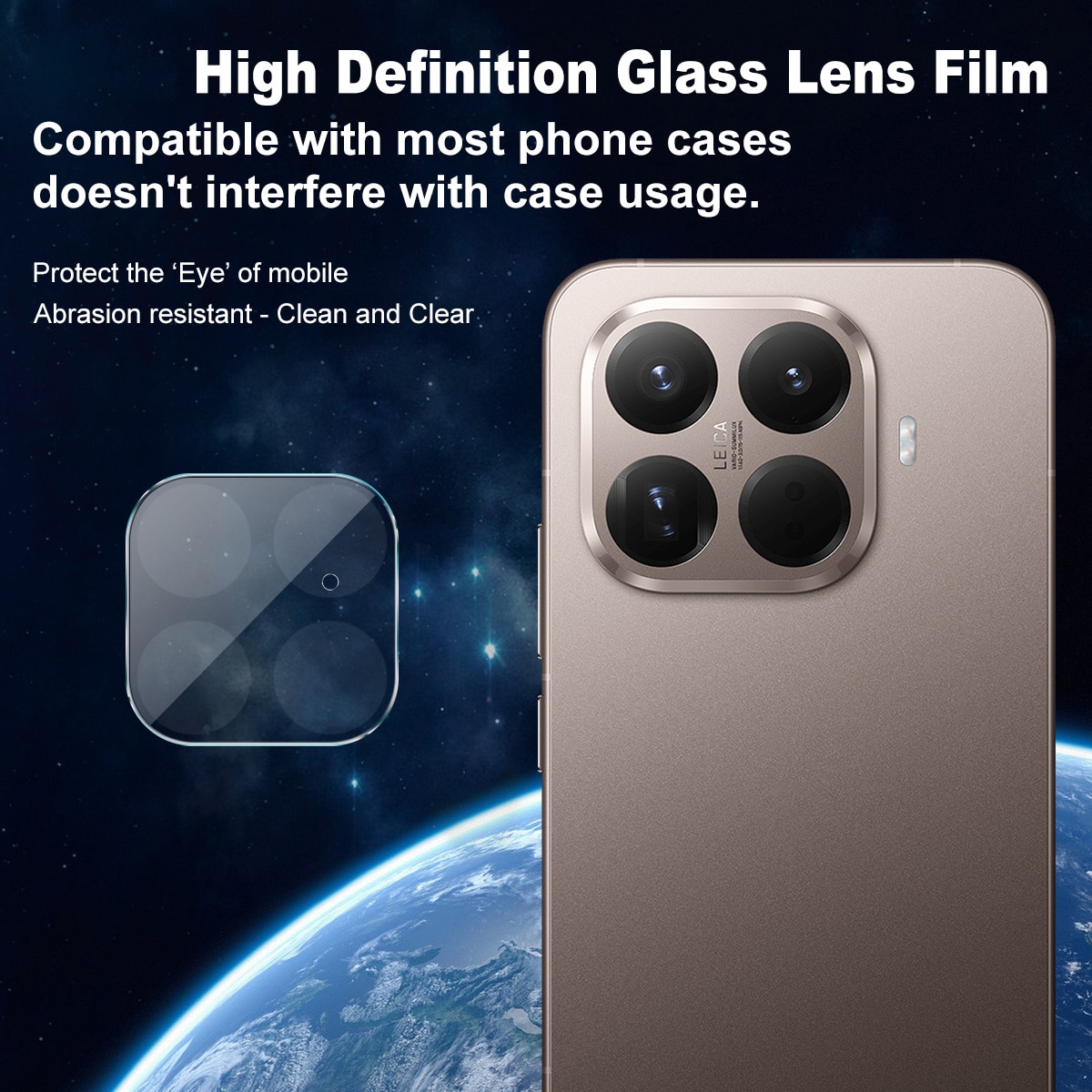 Herdet Glass Linsebeskyttelse Xiaomi 15T Pro Gjennomsiktig