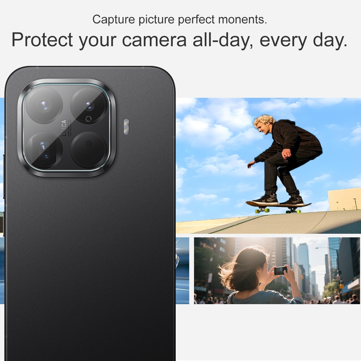 Herdet Glass Linsebeskyttelse Xiaomi 15T Pro Gjennomsiktig