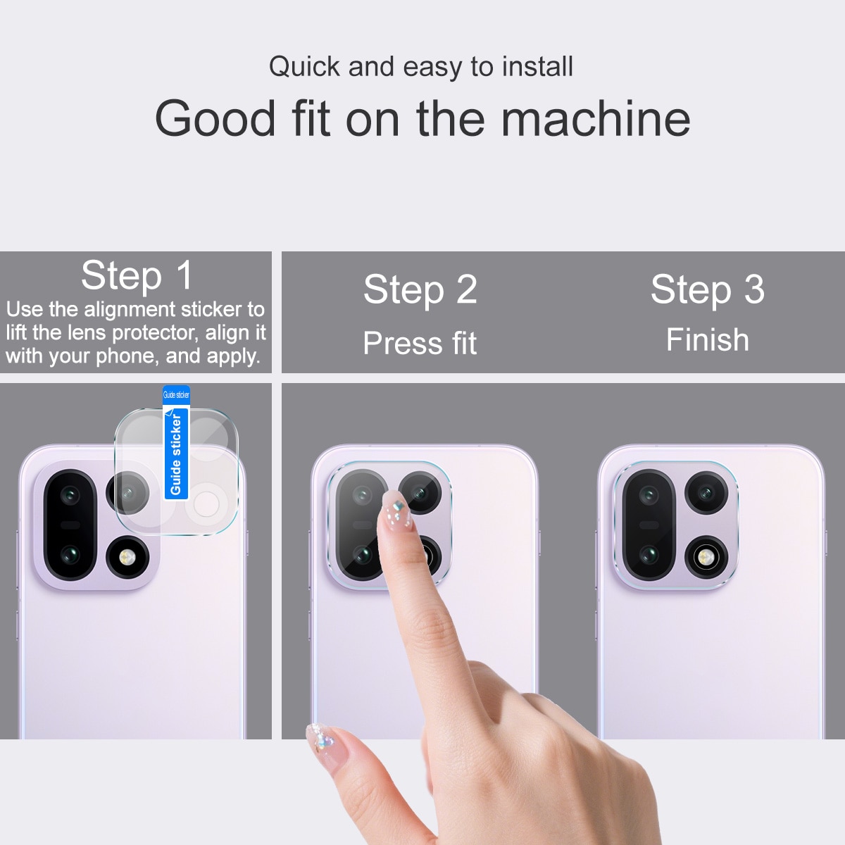 Herdet Glass Linsebeskyttelse  OnePlus 15 Gjennomsiktig