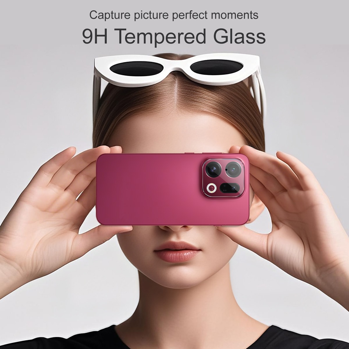 Herdet Glass Linsebeskyttelse Oppo Find X9 Gjennomsiktig