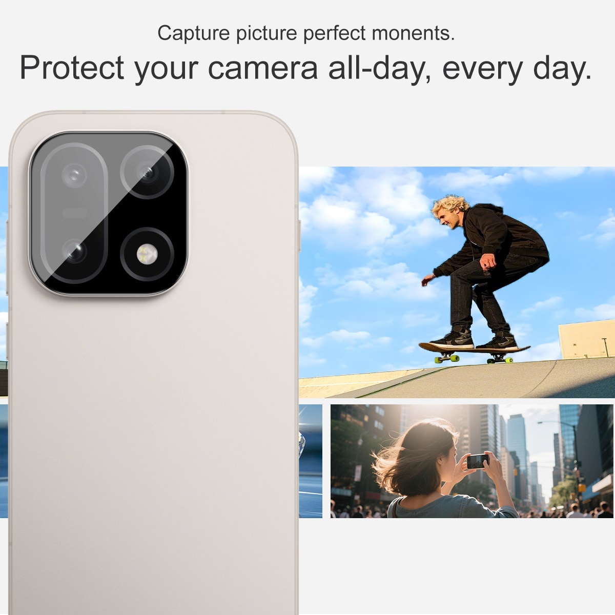 Herdet Glass Linsebeskyttelse  OnePlus 15 Svart