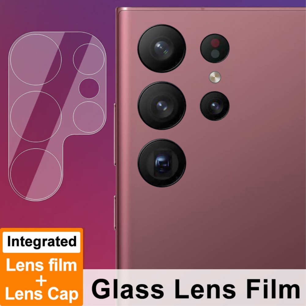 Herdet Glass Linsebeskyttelse Samsung Galaxy S23 Ultra Gjennomsiktig