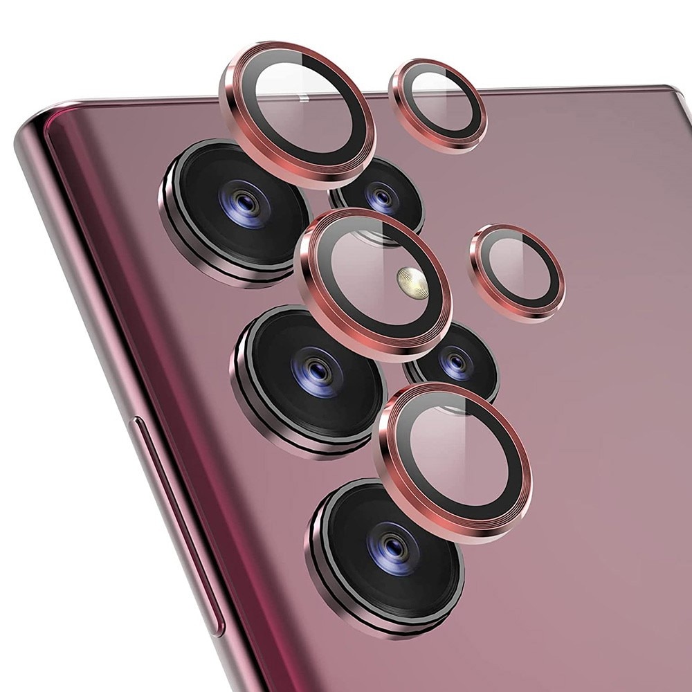 Linsebeskyttelse  Aluminium Samsung Galaxy S23 Ultra rød