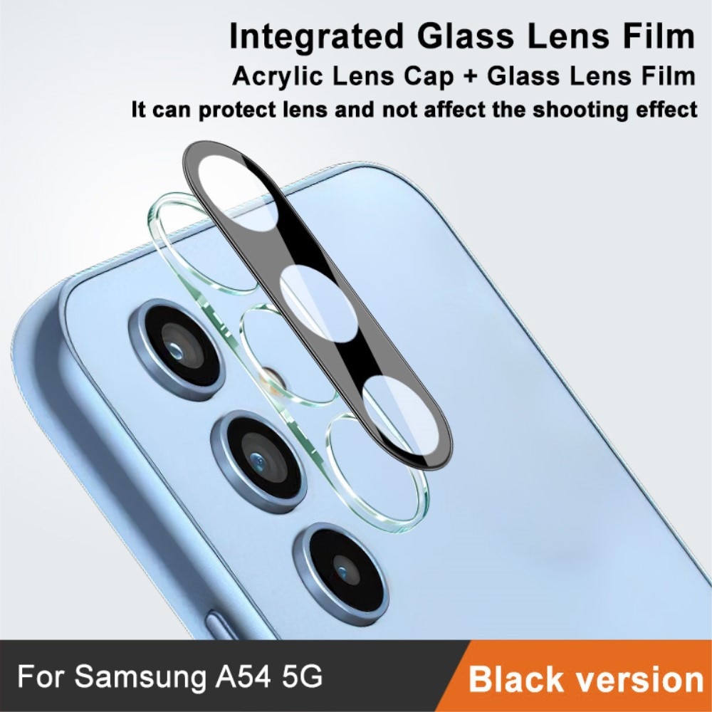 Herdet Glass Linsebeskyttelse Samsung Galaxy A54 svart