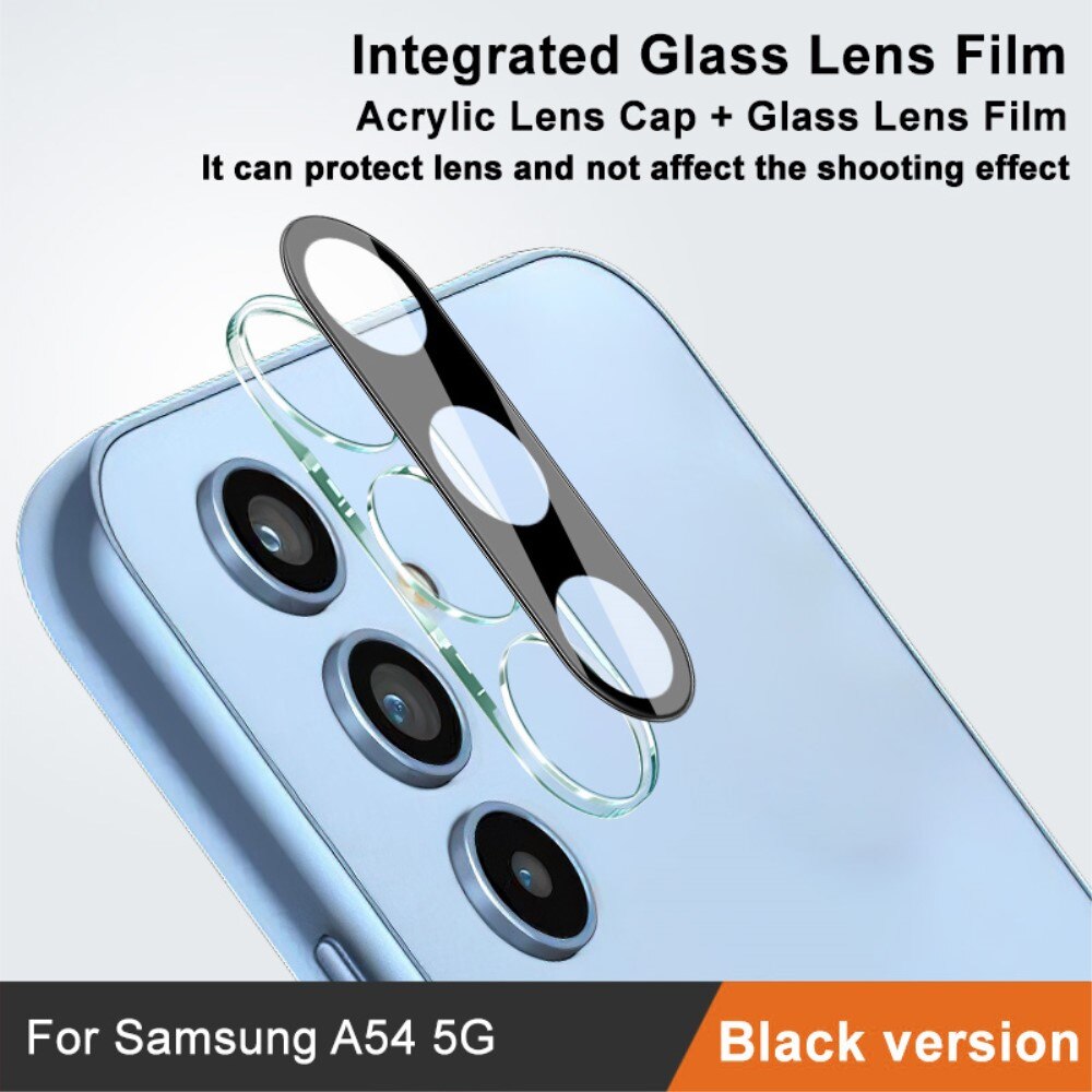 Herdet Glass Linsebeskyttelse Samsung Galaxy A54 Svart