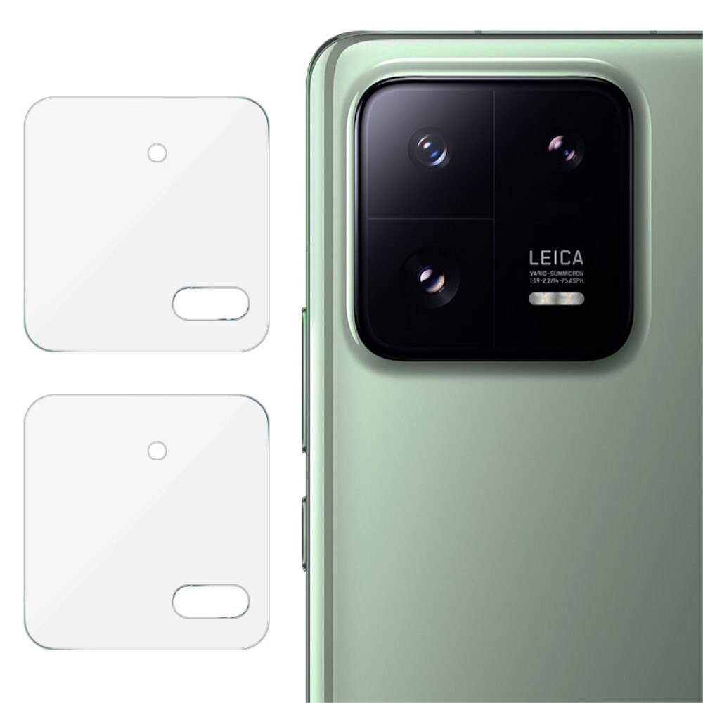 2-pack Herdet Glass Linsebeskyttelse Xiaomi 13 Pro gjennomsiktig