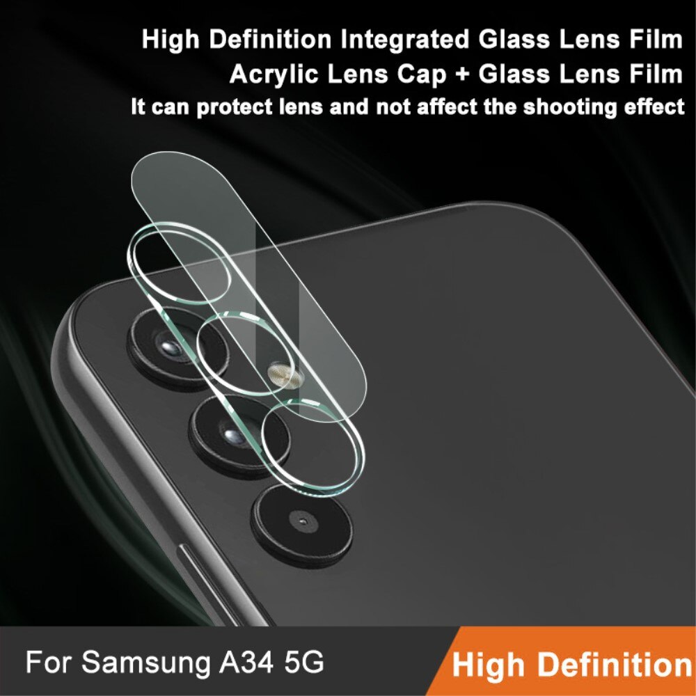 Herdet Glass Linsebeskyttelse Samsung Galaxy A34 Gjennomsiktig