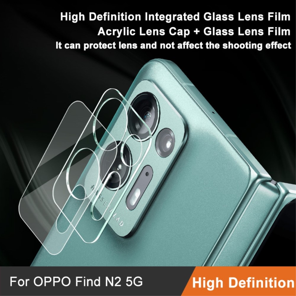 Herdet Glass Linsebeskyttelse Oppo Find N2 gjennomsiktig