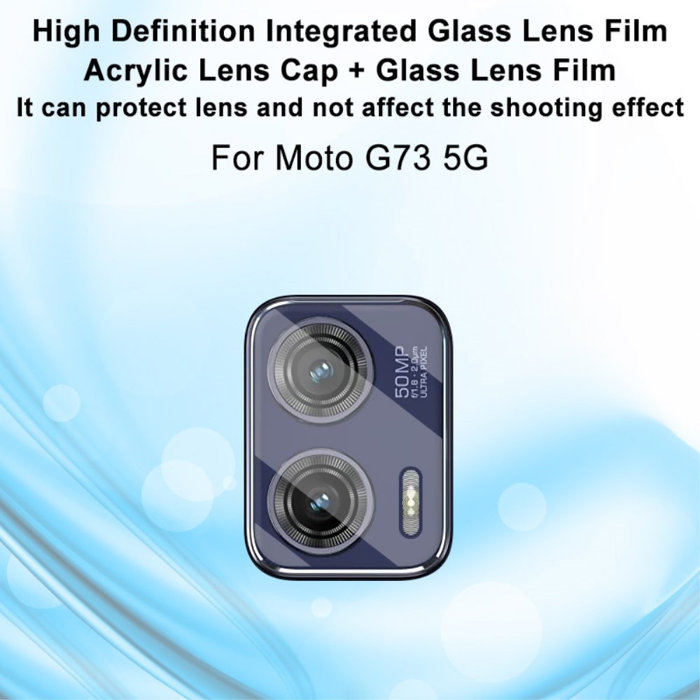 Herdet Glass Linsebeskyttelse Motorola Moto G73 gjennomsiktig